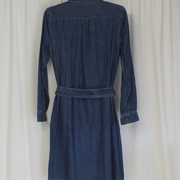 J Crew Factory Chambray Utility Shirtdress NWT, Size 4 - Picture 9 of 9